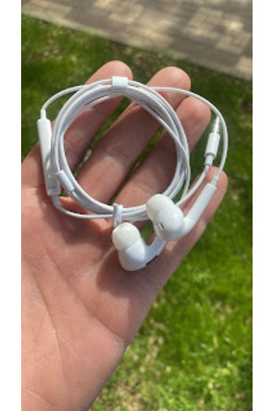 Syrox Mikrofonlu Ios Uyumlu Jak Girişli silikonlu Kulaklık Süper Ses Kalitesi...