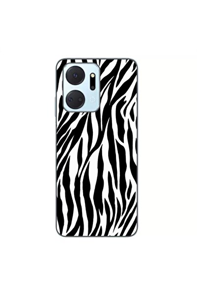 OEM Husa compatibila cu Honor X7a Silicon Gel Tpu Model Animal Print Zebra Pa...
