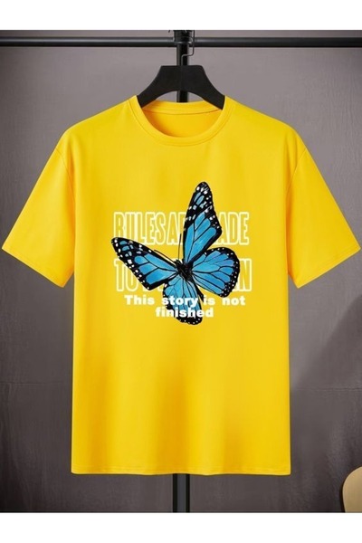 valeriae Tricou cu mânecă scurtă, croială lejeră, premium, cu imprimeu special