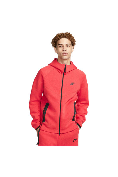 Nike Hanorac sportiv pentru bărbați, din fleece tehnic, tip Windrunner, cu fe...