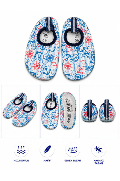SERABİEN Unisex Children's Non-Slip Sole Sea Pool Beach Slippers