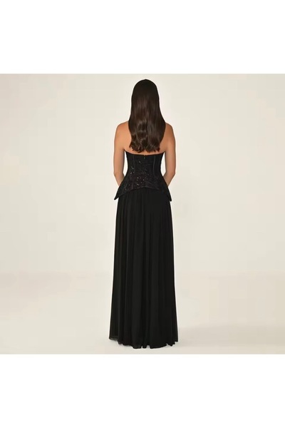 backless dress corset Freesia Red Formal Maxi Dress - US 4 main image 1