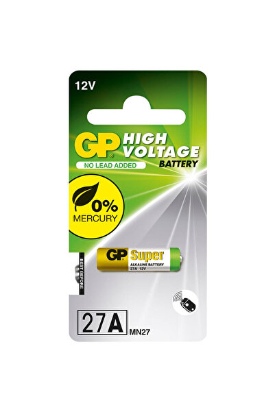 Go İthalat 27A 12V Kumanda Pili Yüksek Alkalin Araç Alarm Garaj Kapısı Otomat...
