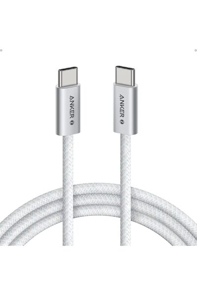 Anker كابل شحن سريع مجدول من زولو USB-C إلى USB-C بقوة 240 واط وطول 6 أقدام ل...