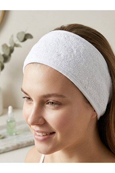 Vivesta Home Set of 10 Velcro White Towel Headbands Unisex – Adjustable Soft ...