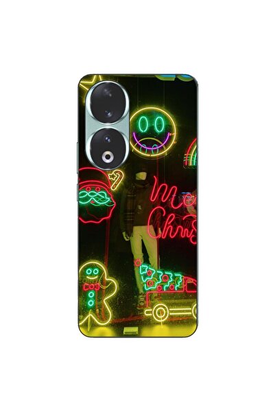 OEM Husa compatibila cu Honor 90 5G Silicon Gel Tpu Model Craciun Vitrina Neo...