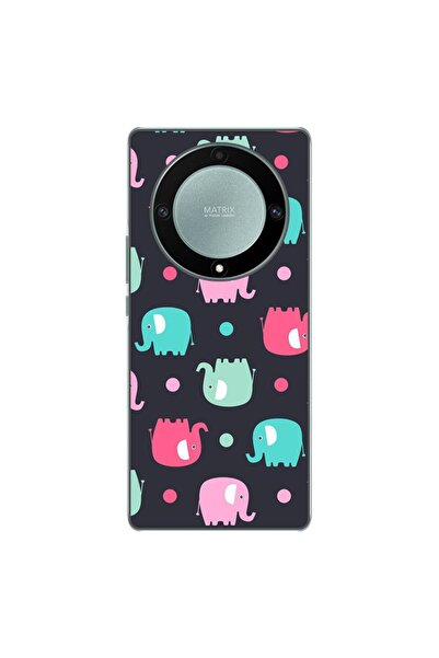 OEM Husa compatibila cu Honor Magic 5 Lite Silicon Gel Tpu Model Pattern Elefant