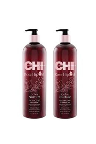 Chi Pachet 2 x Sampon Protector Par Vopsit - Farouk Ulei de Trandafir pentru ...