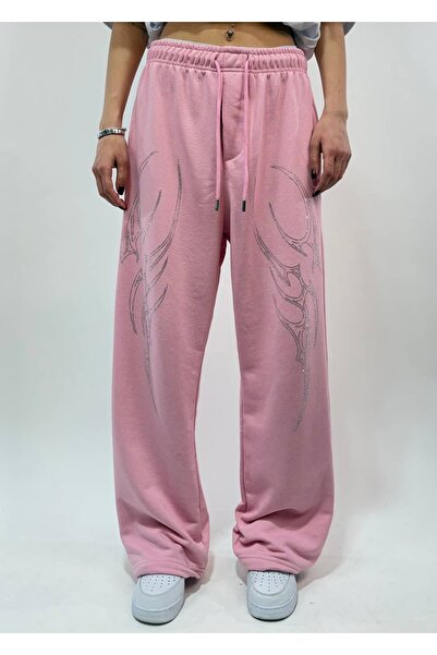 zaee Inferno Stone Detailed Baggy Sweatpants
