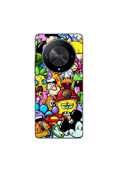 OEM Husa compatibila cu Honor Magic6 Lite Silicon Gel Tpu Model Pop Art Cartoons