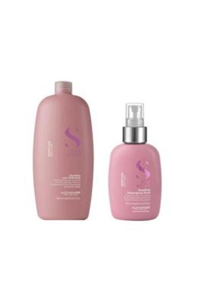 Alfaparf Milano Pachet Hidratant pentru Par Uscat - Semi Di Lino Moisture Nut...