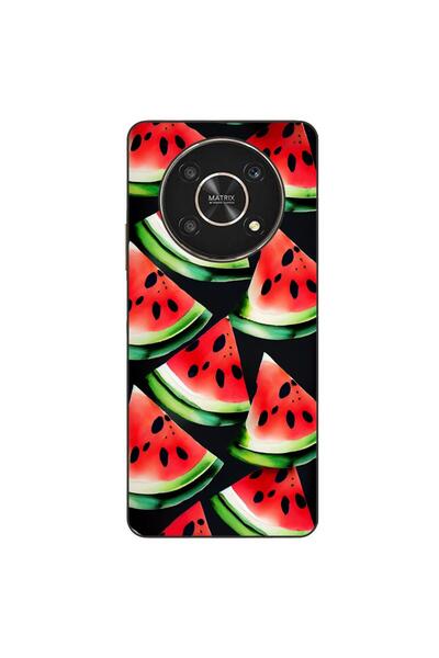 OEM Case compatible with Honor X30 Silicone Gel Tpu Pattern Watermelon Slices