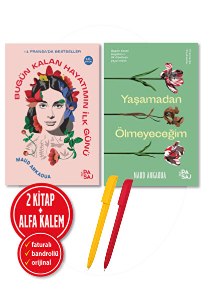 Yan Pasaj Yayınevi Alfa Kalem+Bugün Kalan Hayatımın İlk Günü+Yaşamadan Ölmeye...