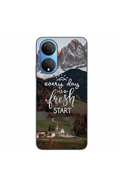 OEM Husa compatibila cu Honor X7 Silicon Gel Tpu Model Mesaj Fresh Start