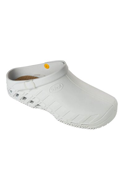 Scholl Медицински сабо Clog Evo, бели, унисекс, стелка с мемори пяна, SRC про...
