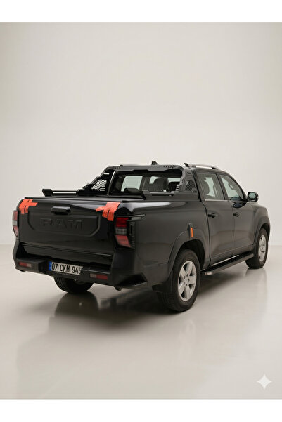 Yerli NAVARA,L200,RANGER TARZI ÇİFT KABİNLİ ARAÇLAR İÇİN ROLLBAR (MAT SİYAH) ...