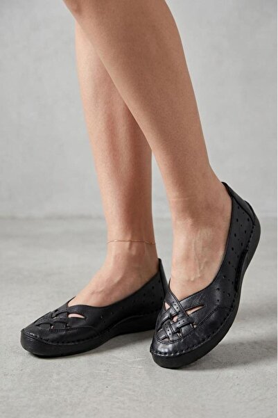 PİSAGOR Ps-44401 Genuine Leather Women's Orthopedic Shoes