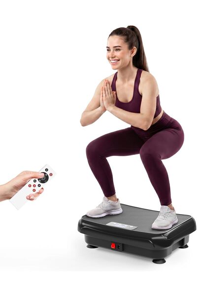 Arabest Vibration Plate Exercise Machine, Mini Vibrating Platform, 400Lbs Cap...
