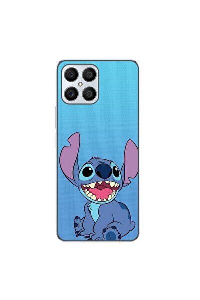 OEM Husa compatibila cu Honor X8 Silicon Gel Tpu Model Stitch Blue