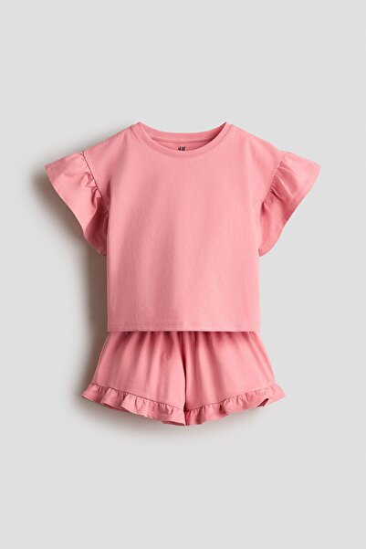 H&M 2 Parçalı Fırfırlı Set