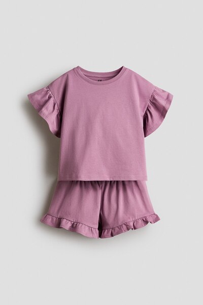 H&M 2 Parçalı Fırfırlı Set