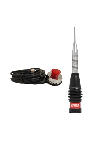 Storm CB radio antenna Ml 145 black 1.45m with Avanti trunk mount with 5m MSR...