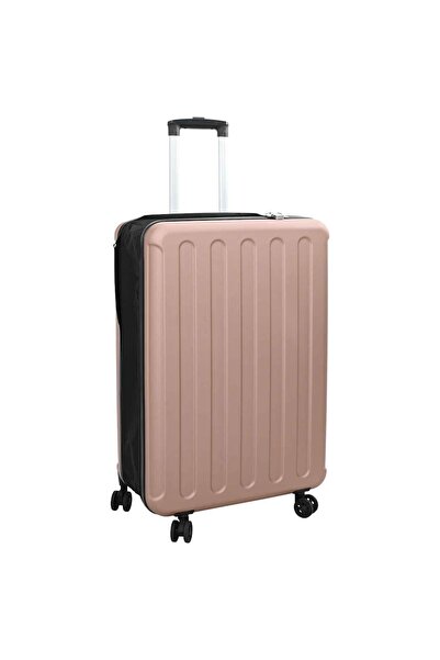 vidaxl Valiză cu blocare roz auriu 50 x 30 x 76 cm Plastic ABS