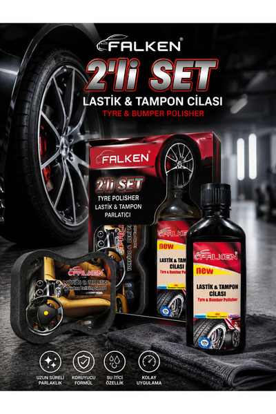 Black Gold Lastik Parlatıcı & Tampon Cilası Sünger Hediyeli Profesyonel Oto B...