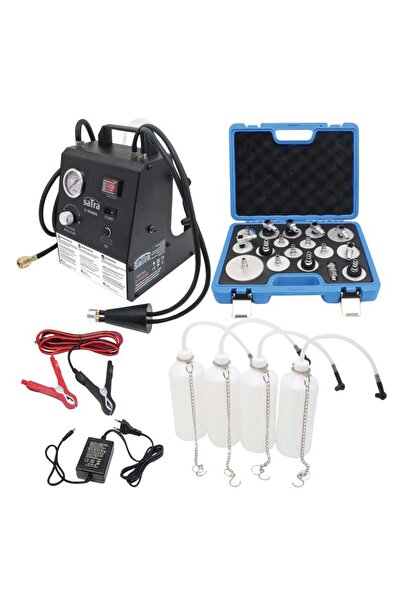 GLOBAL TOOLS Electric brake fluid changer and bleeder with 17 adapters 0.6-3....