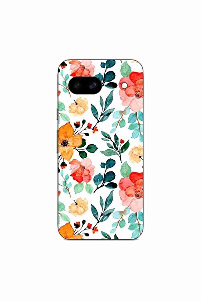 OEM Калъф за Google Pixel 8A от силиконов гел TPU с изрисувани цветя