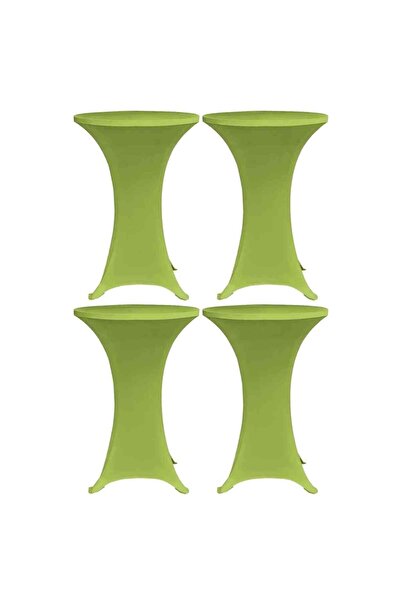 vidaxl Husă elastică pentru masă, 4 buc., verde, 60 cm