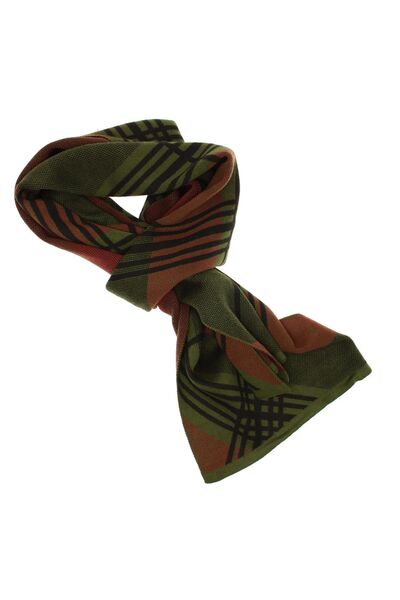 ButicCochet Eșarfă bărbătească, pashmina, 33 x 170 cm, model liniar, Verde - ...