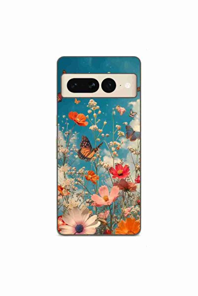 OEM Калъф, съвместим с Google Pixel 7 Pro, силиконов гел TPU, с десен на цвет...