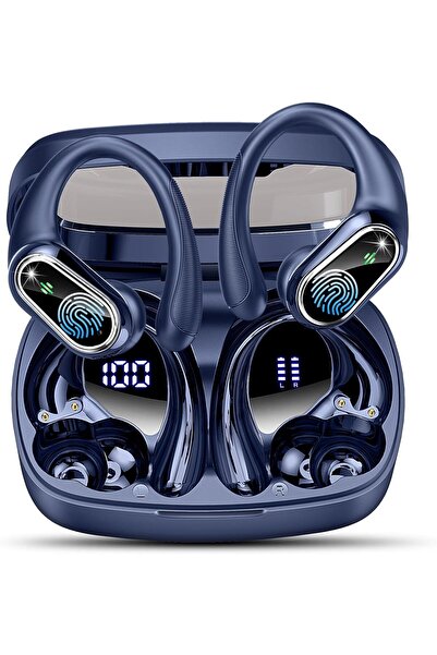 Poounur Q78 wireless headphones True Wireless Bluetooth 5.4 ENC 3D Bass 40 h ...