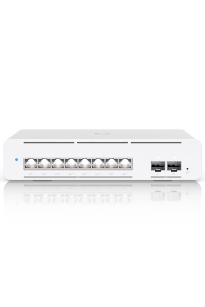 Ubiquiti USW-Pro-XG-8-PoE |   Comutator |   Etherlighting, 8x RJ45 10GbE PoE,...