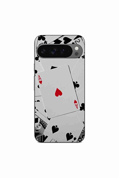 OEM Husa compatibila cu Google Pixel 9 Pro XL Silicon Gel Tpu Model Carti Poker