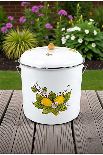 İnci Emaye 30 No. Enamel Covered Copper Pot 18Lt