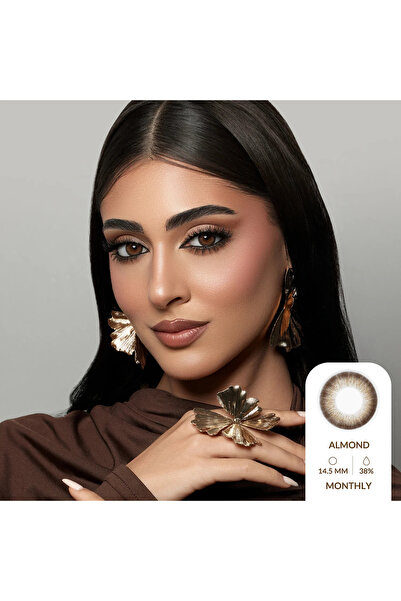 Amara ALMOND MONTHLY COLOR CONTACT LENSES – 2 PACK