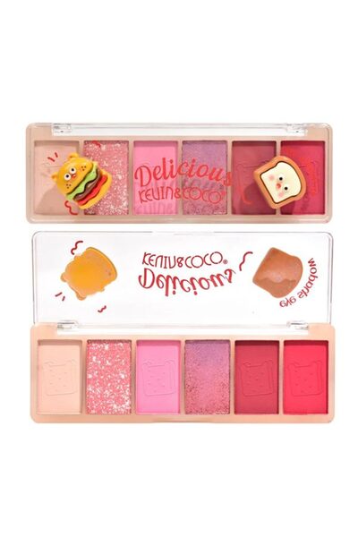 Flippy Paleta Farduri de Pleoape, Kevin&Coco, Paleta pentru Machiaj, 6 Nuante...