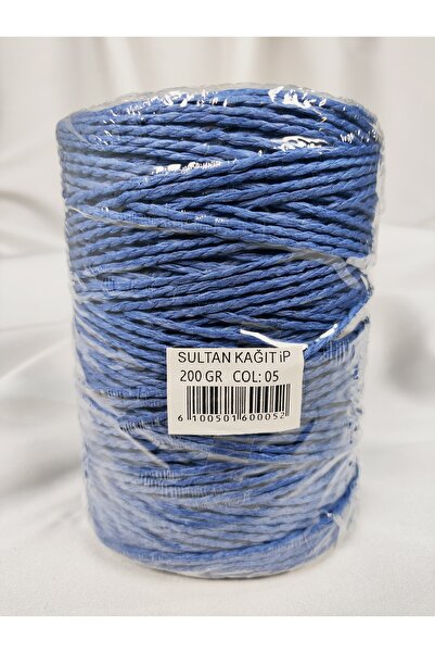Sultan Paper Thread Hand Knitting Yarn 200Gr.-240Mt. (1 Piece) - Color: 05