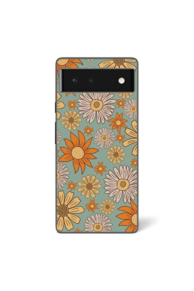 OEM Husa compatibila cu Google Pixel 6 Silicon Gel Tpu Model Vintage Meadow