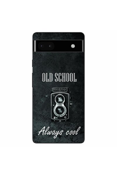 OEM Husa compatibila cu Google Pixel 6A Silicon Gel Tpu Model Retro Camera