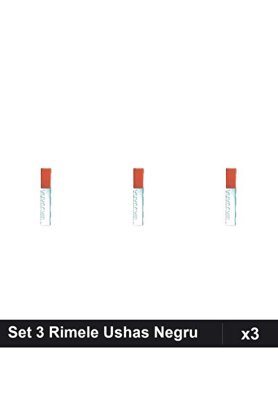 Ushas Set 3 Rimele Negru, Mascara Volum și Lungime, Makeup Profesional