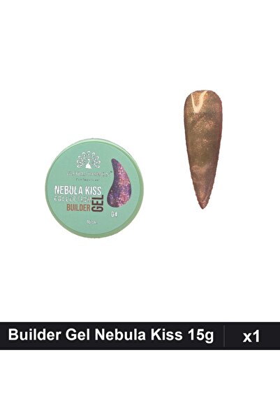 global fashion Builder Gel Nebula Kiss Nr.04 15g, Constructie Unghii UV/LED