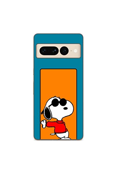 OEM Husa compatibila cu Google Pixel 7 Pro Silicon Gel Tpu Model Snoopy