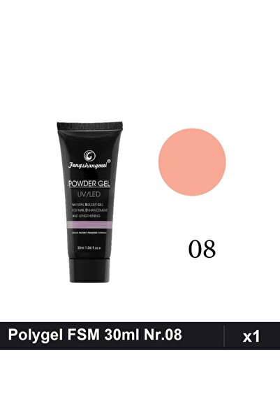 FSM Polygel 30ml Nr.08, Gel Constructor Unghii, Manichiura Profesională UV/LED