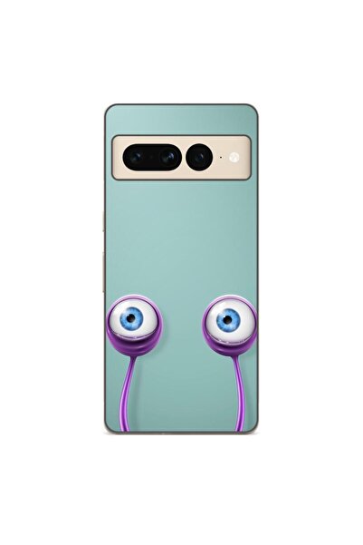 OEM Husa compatibila cu Google Pixel 7 Pro Silicon Gel Tpu Model Snail Eyes