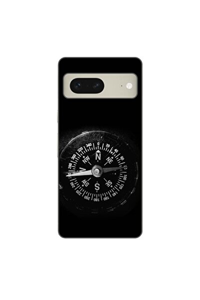 OEM Husa compatibila cu Google Pixel 7 Silicon Gel Tpu Model Busola Vintage