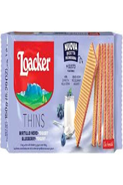 Loacker thins with Blueberry cream 18 x 150g