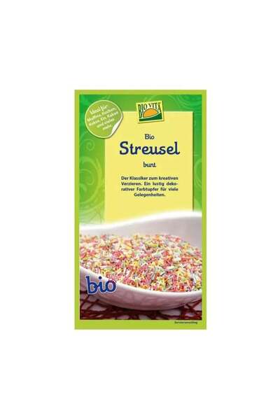 Biovita Ornamente bio colorate pentru prajituri, 60g